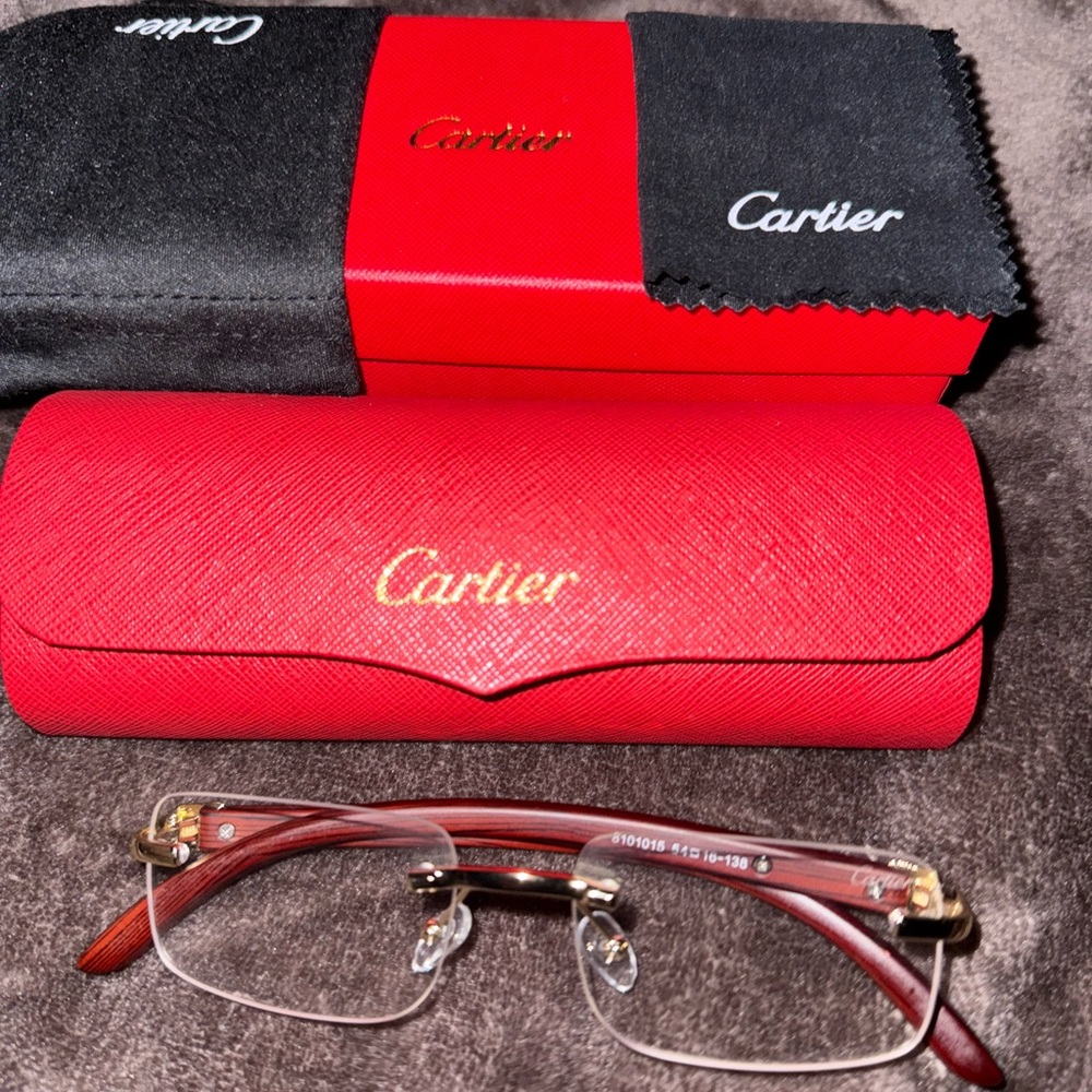 Cartier WoodGrain Glasses